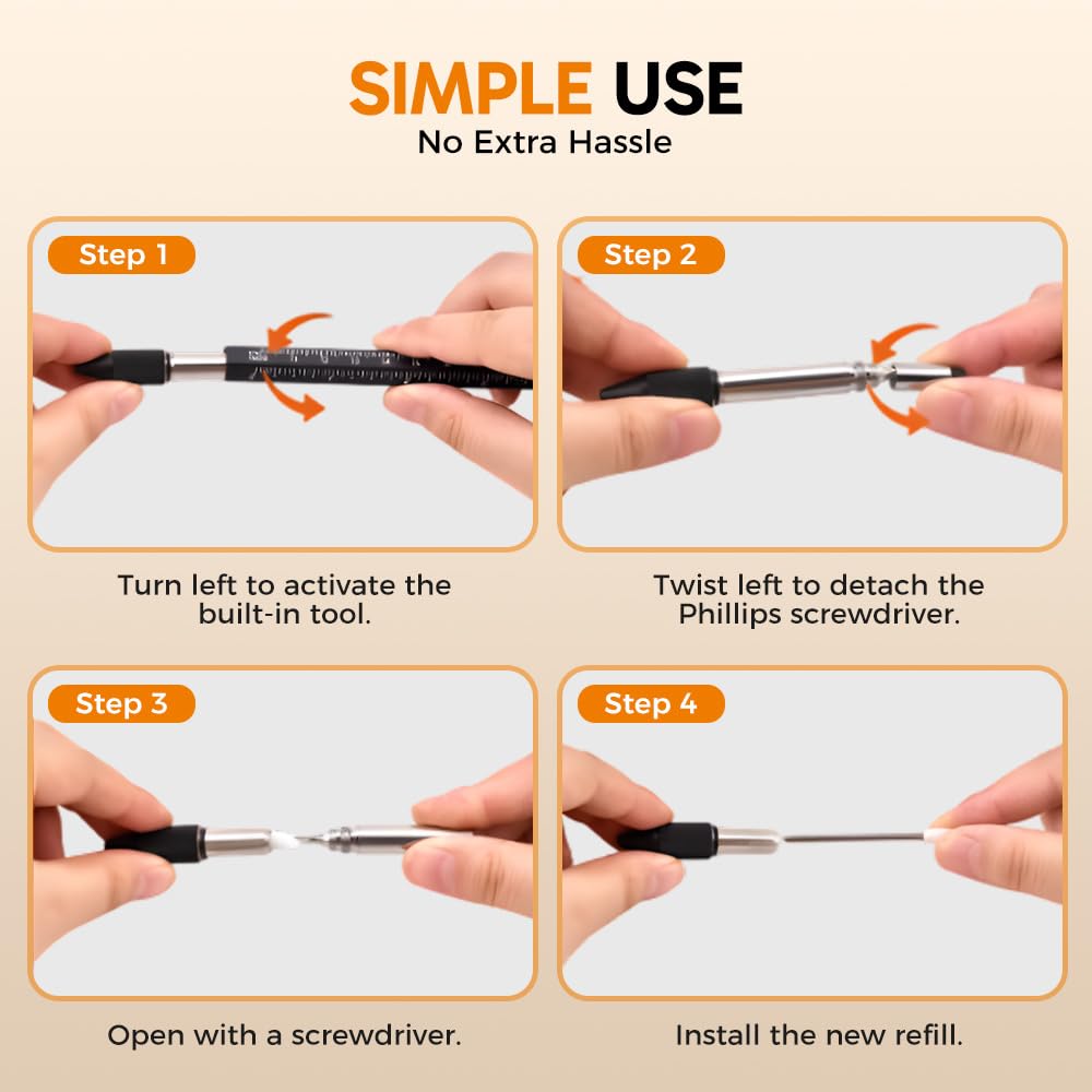 Stocking Stuffers for Men Adults, 9 in 1 Multitool Pen Gifts for Men, White Elephant Gifts for Adults, Mens Stocking Stuffers, Mens Gifts for Dad Him Husband, Christmas Gifts, Cool Gadgets (Yellow)