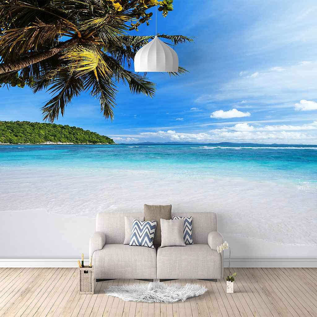 Impression d'art moderne papier peint canevas 3D grand format paysage marin