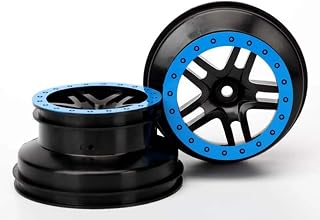 Traxxas 5886A SCT - Ruedas de Doble Perfil para radios, Color Azul