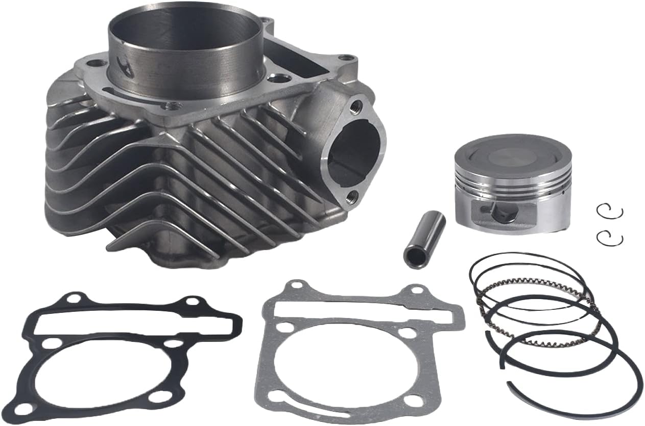 62.5mm Bore Cylinder Head Valves Piston kit fit for GY6 177cc 1P63QML 4 Stroke Engine Chinese ATV Quad 4 Wheeler Go Kart Scooter