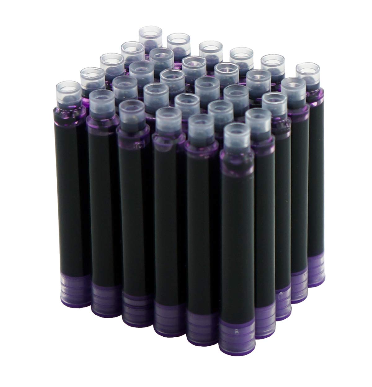 Erofa Purple Fountain Pen Ink Cartridges, 30PCS Replacement Ink Cartridges โ image 1
