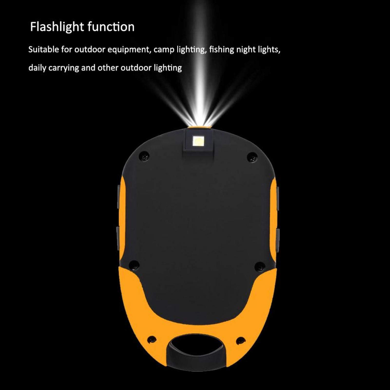 03 Altímetro electrónico GPS, brújula de medidor de altitud GPS, portátil Impermeable para Acampar, Escalar, Viajes al Aire
