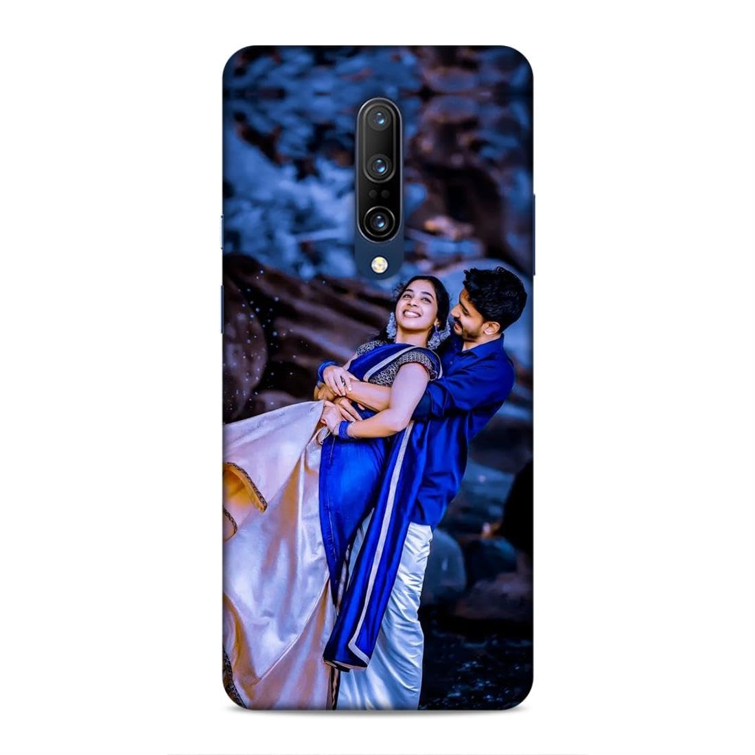 Oneplus 7 Pro Custom Design Printed Back Cover - Personalized Design, Logo, Slogan, Quote, Text with Picture Frame Hard Case for Oneplus 7 Pro