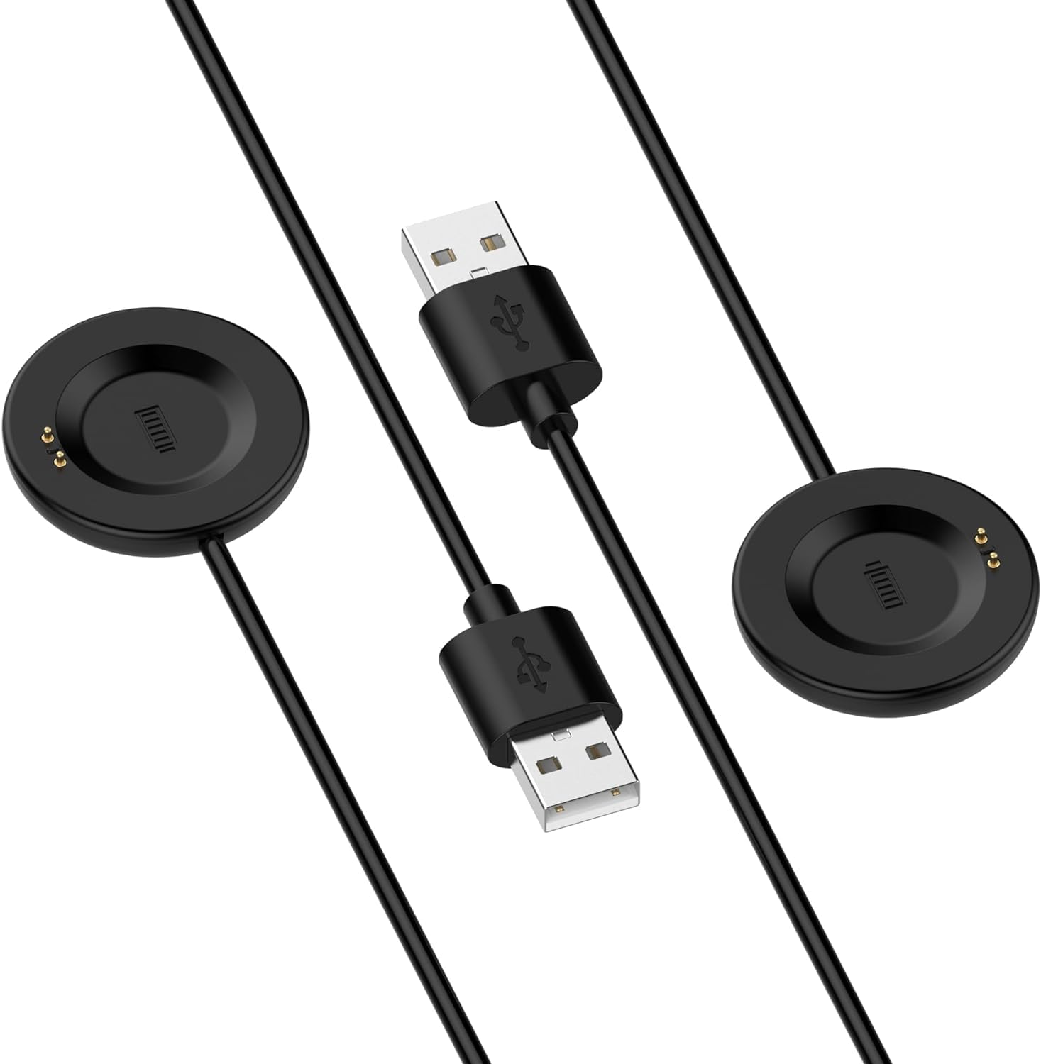 E ECSEM 2Pack Compatible for OnePlus Watch 2 Charger, 3.3ft/100cm Replacement USB Charging Charger Cable for OnePlus Watch 2 SmartWatch Charger Cord Dock Adapter