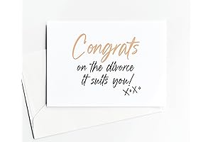 Divorce Congratulations Card: Celebrate a Fresh Start