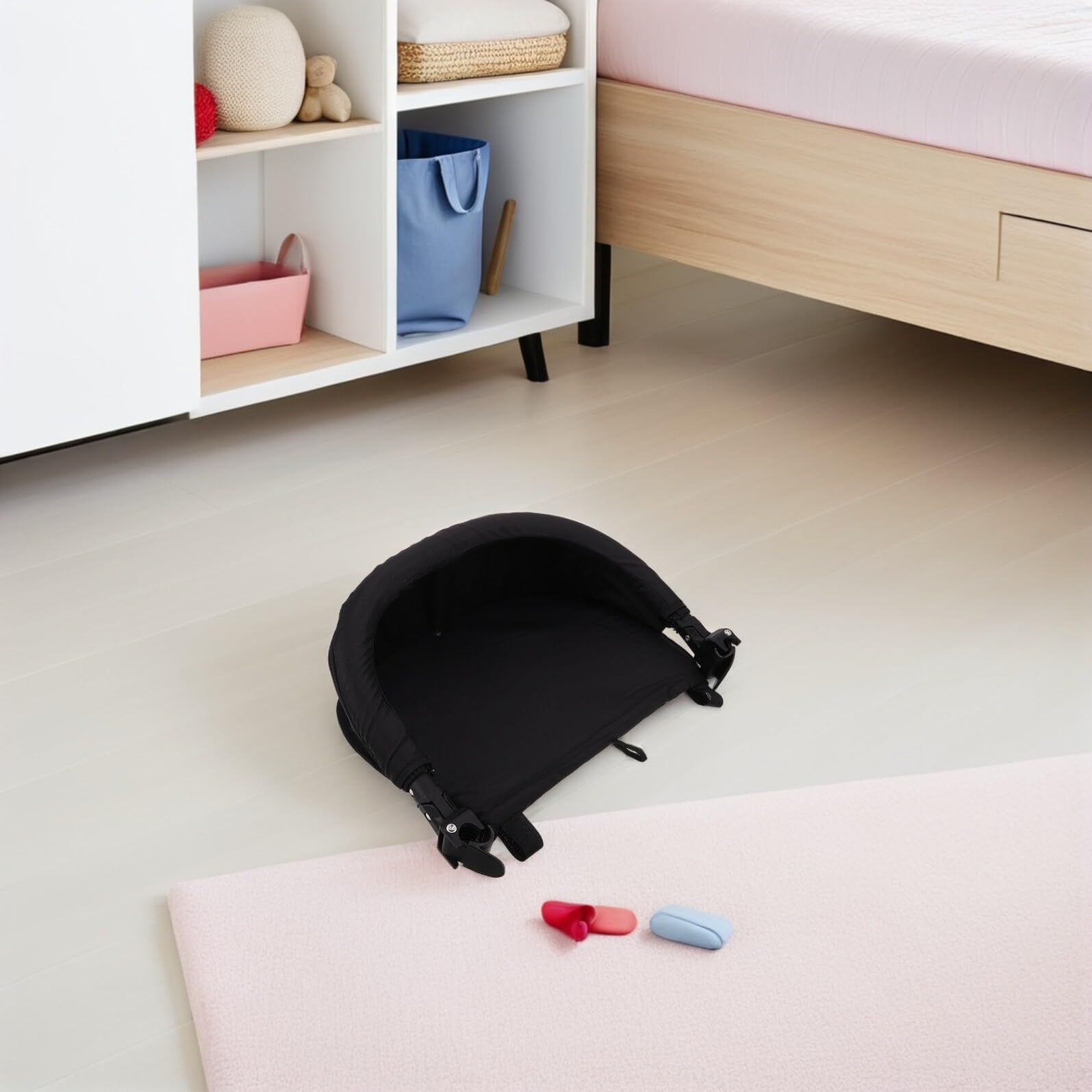 Hemobllo Reposapiés para Cochecito Extensión Plegable Reposapiés Acolchado para Cochecitos Extensión Ajustable para Viajes Extensible