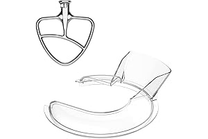 Paddle Attachment for Kitchenaid Mixer with Kitchen Aid Pouring Shield, Kitchen Aid...