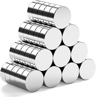 50 Pcs 8 x 3 mm Fridge Magnets, Small Magnets, Neodymium Magnets, Refrigerator Magnets, Magnets for Fridge, Magnets for Whiteboard, Magnets Push Pins