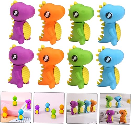 Miniatura 9 de 48 piezas de borradores de dinosaurio, adorables borradores para niños y niñas, lindos artículos de papelería, regalo divertido para niños y niñas