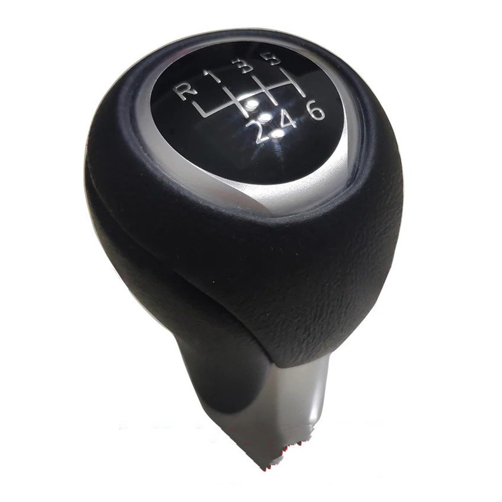Sauanmnktp Black B 6Speed Gearshift Knob For Mazda 6 Atenza 5/​​6 Speed ​​Manual Shift Knob Gear Head