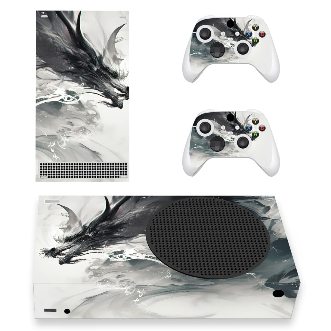 playvital Blue Nebula Custom Vinyl Skins for Xbox Series S, Wrap Decal Cover Stickers for Xbox Series S Console Controller — view 8