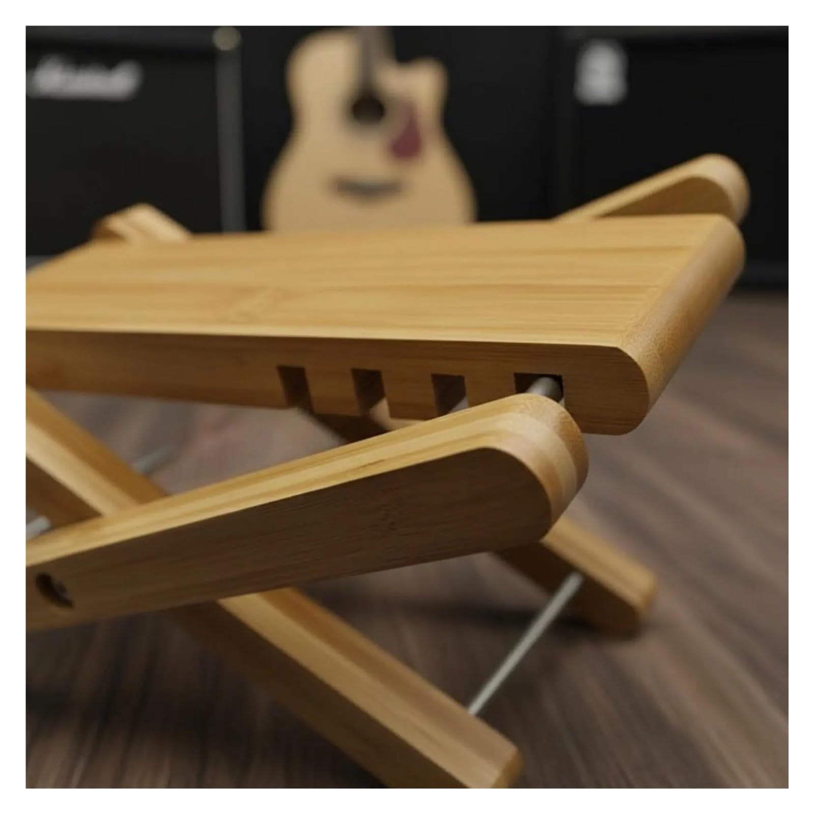 Klappbare, Polierte Gitarren-Fußstütze | Klappbare Fußstütze aus poliertem Holz for den Auftritt klassischer Gitarre