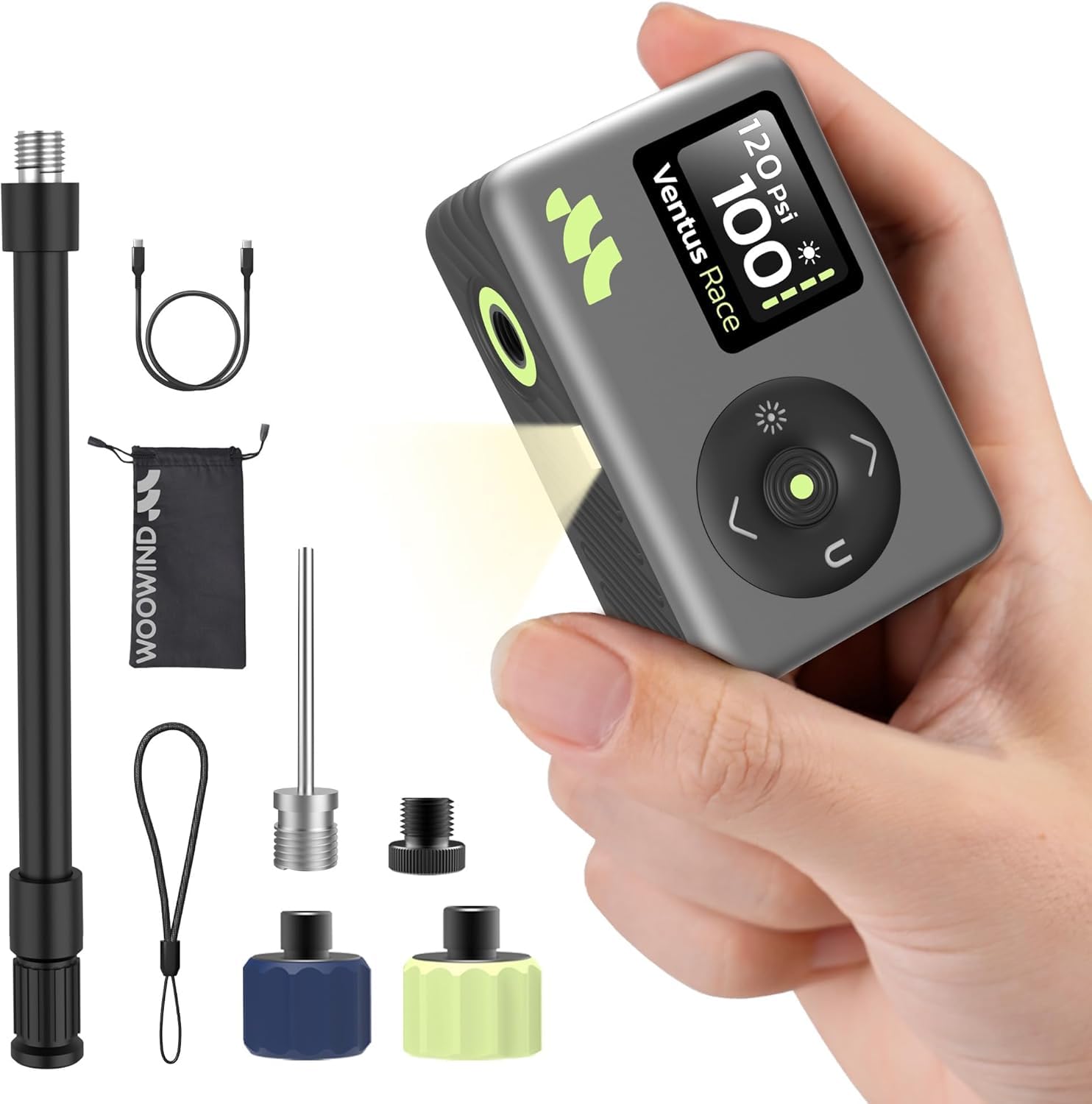 Portable Bike Pump with Digital Pressure Gauge,120 PSI Rechargeable Air Pump for Road Bike, Mountain Bike, Sports Balls, B... - Review, Price and Buying Guide