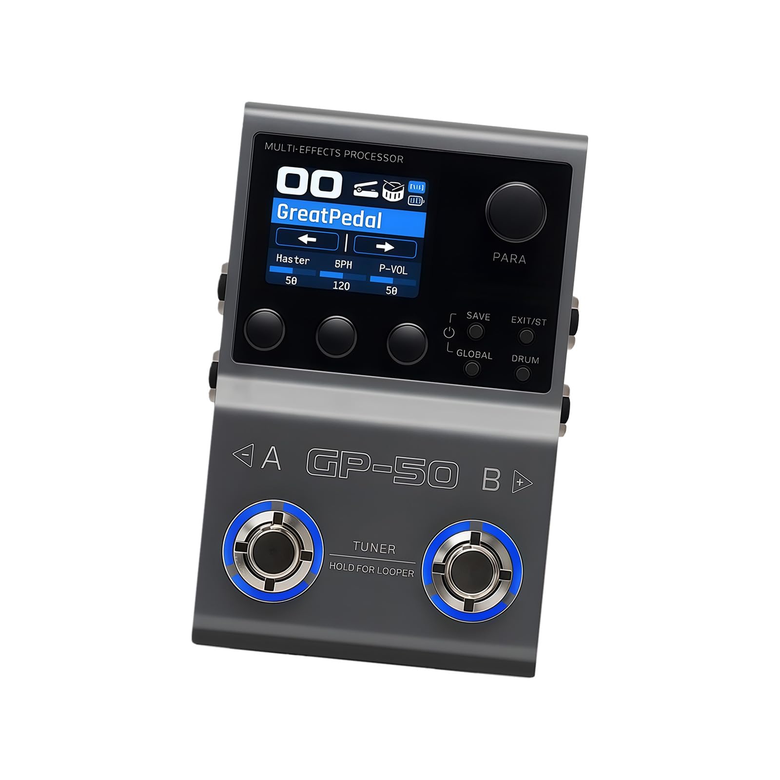 Professional Electric Guitar Effects Processor with Versatile Sound Option & Strong Steel Simple Installs for Device