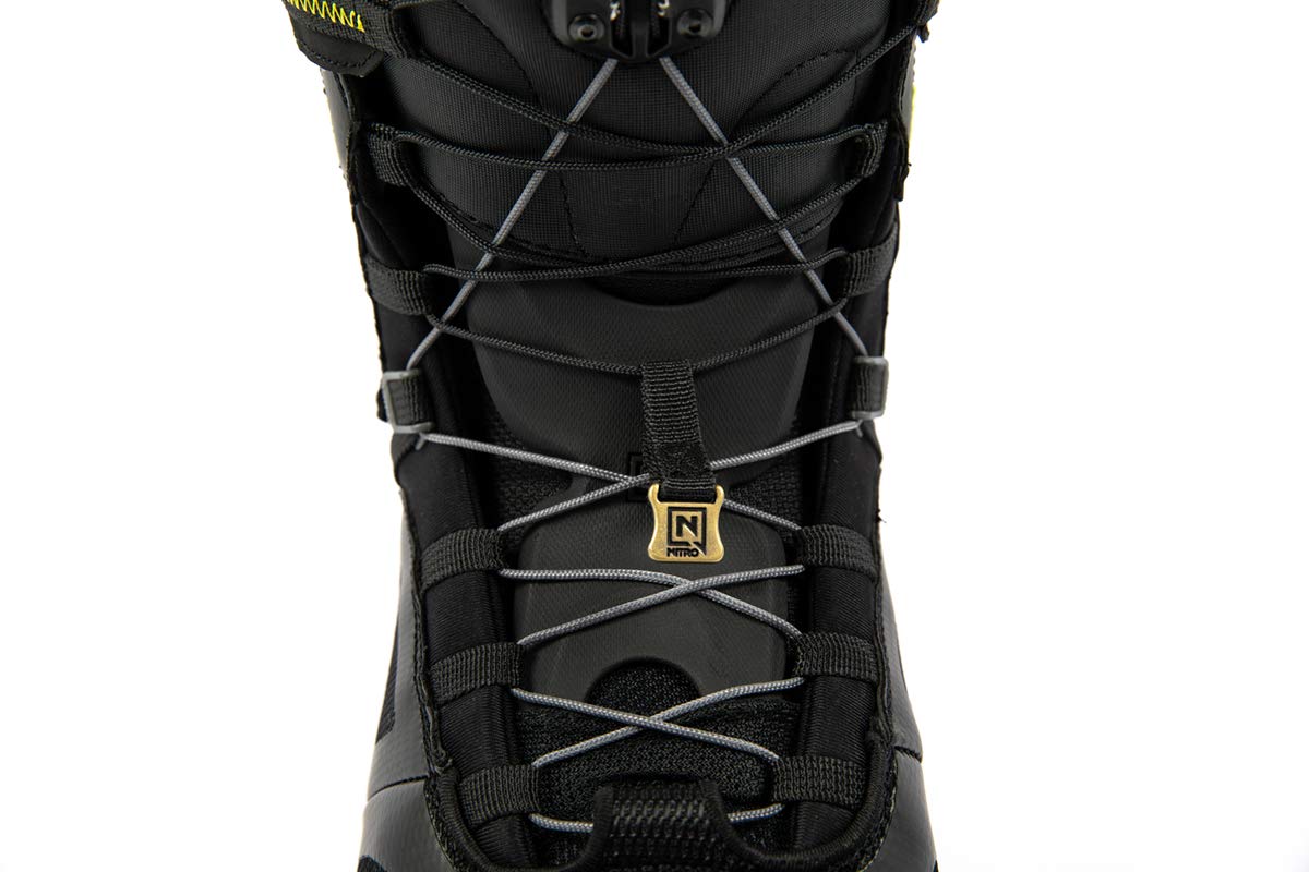 Nitro Snowboards Incline TLS Buty snowboardowe, Mężczyźni, Black-Lime, 250