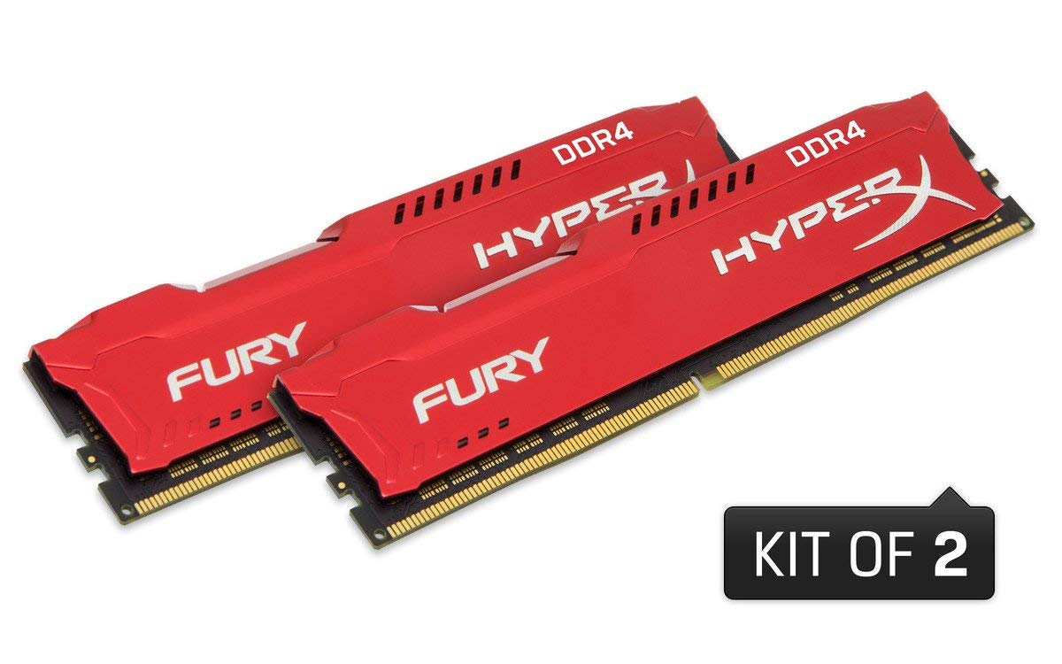 HyperX Fury, Memoria Ram de 8 GB (Ddr4, 2400 MHz, Cl15, Dimm Xmp, Hx424C15Fb2/8), 288-pin DIMM, 8 GB (1 x 8 GB), Negro — view 17
