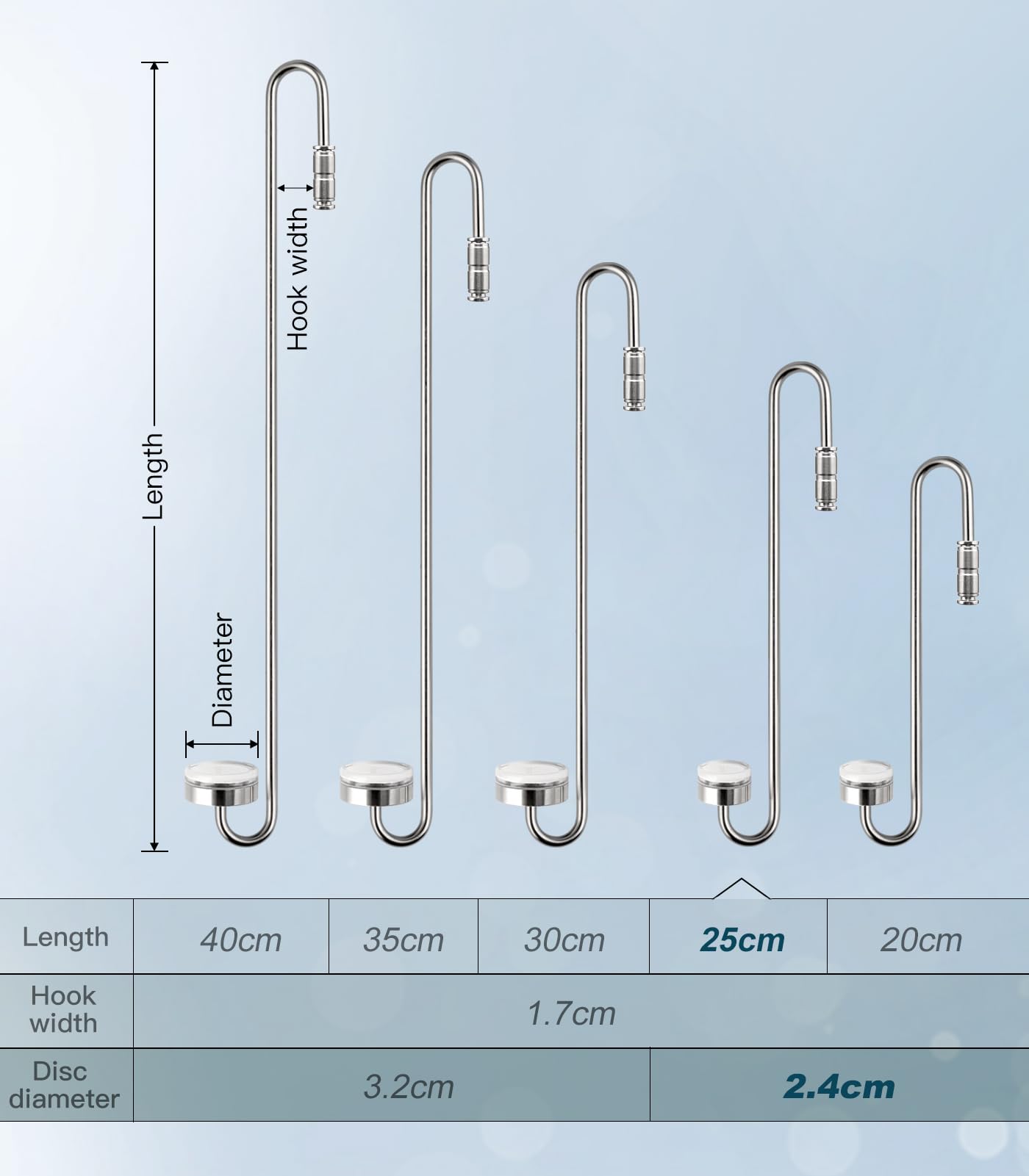Diffuseur de CO2 25 cm
