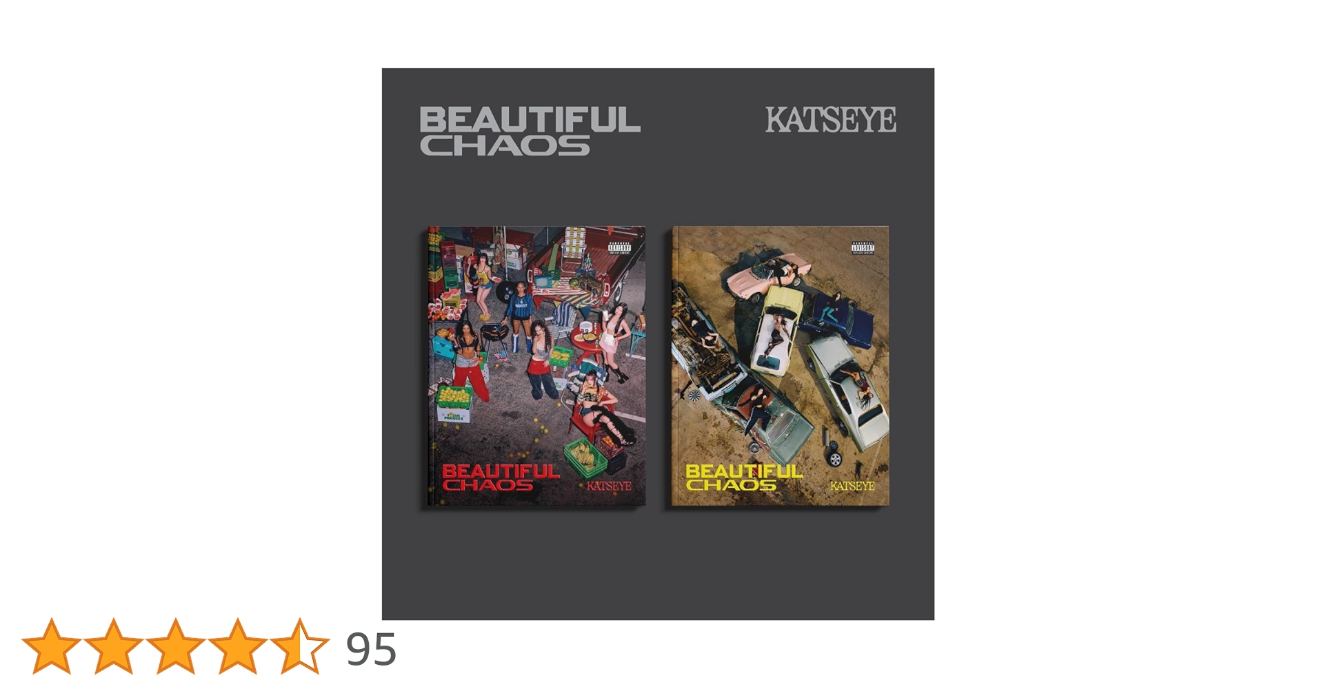 Katseye Beautiful Chaos トレカ　セット Amazon.co.jp: 【2種セット】KATSEYE BEAUTIFUL CHAOS: ミュージック