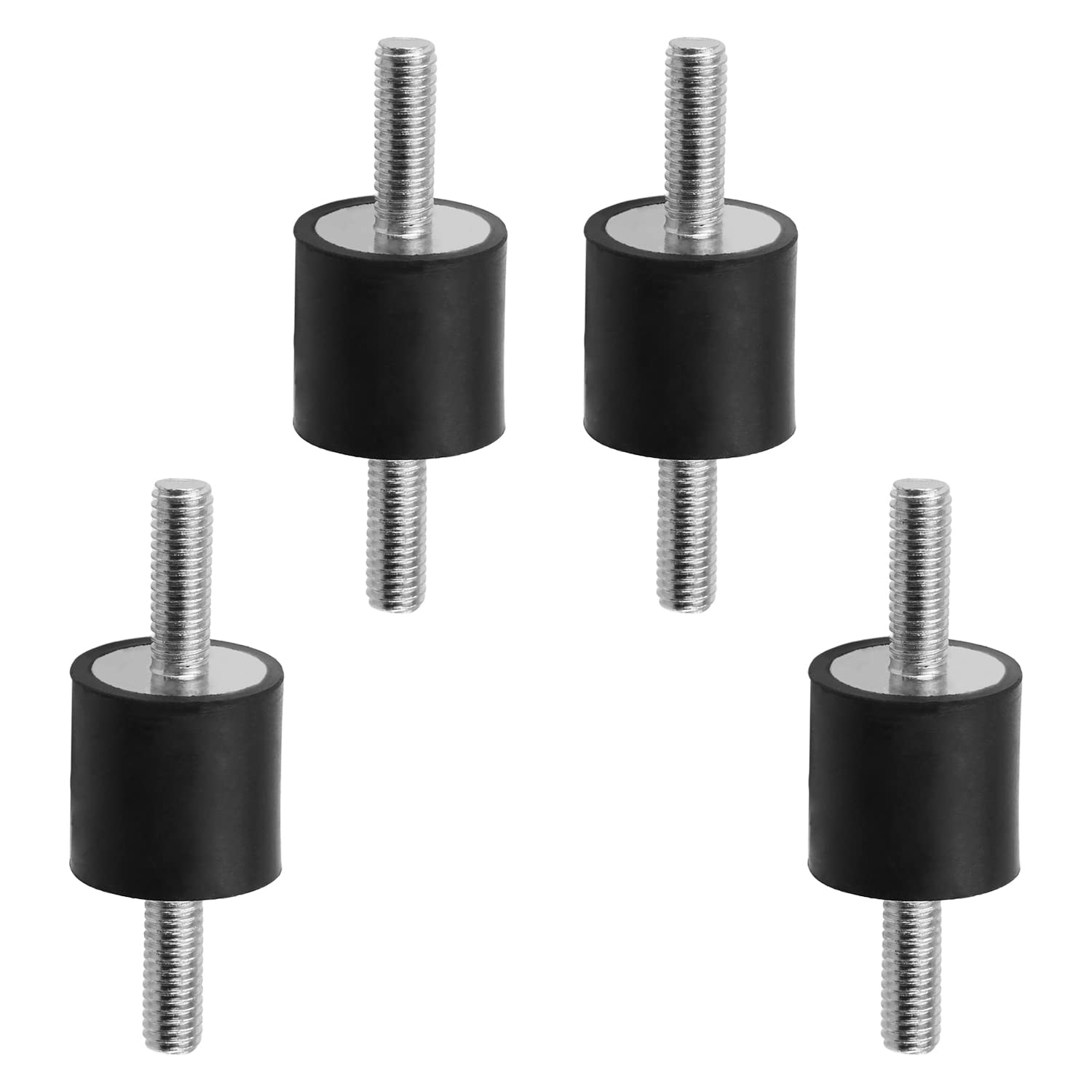 Vibration Isolator - 310 Lb Capacity, 3/8-16 Thread, Rubber Shock Mount
