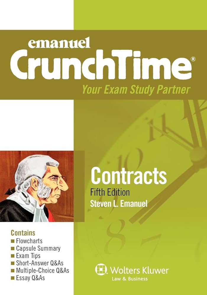 Contracts (Crunchtime): Emanuel, Steven L.: 9781454809180