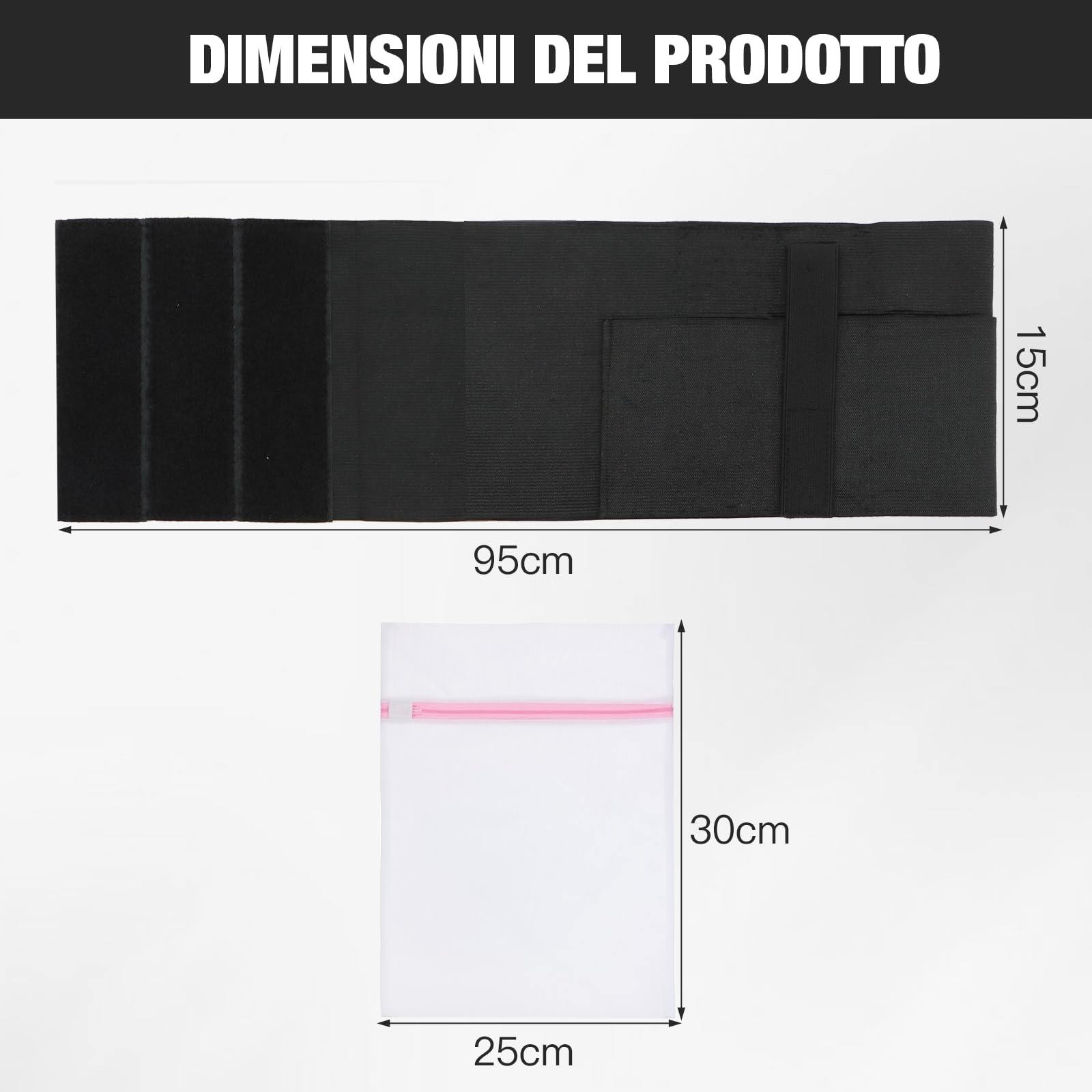 Elastica Fondina Fascia Addominale in Neoprene, Porta Pistola Nascosta con Tasca, Multiuso Mini Borsa da Bucato
