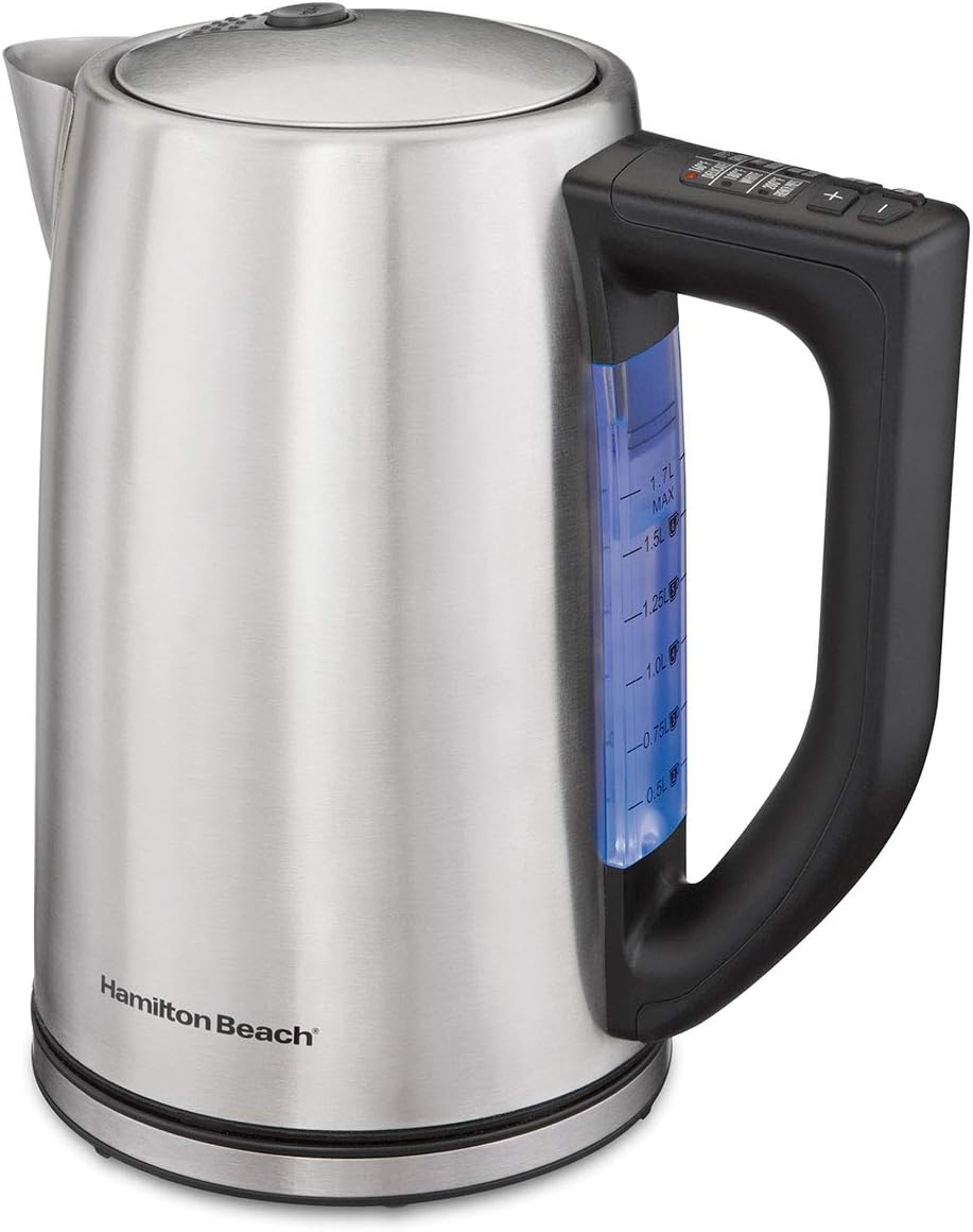 Hamilton Beach 41025 Electric Variable Temperature Stainless Steel Tea Kettle