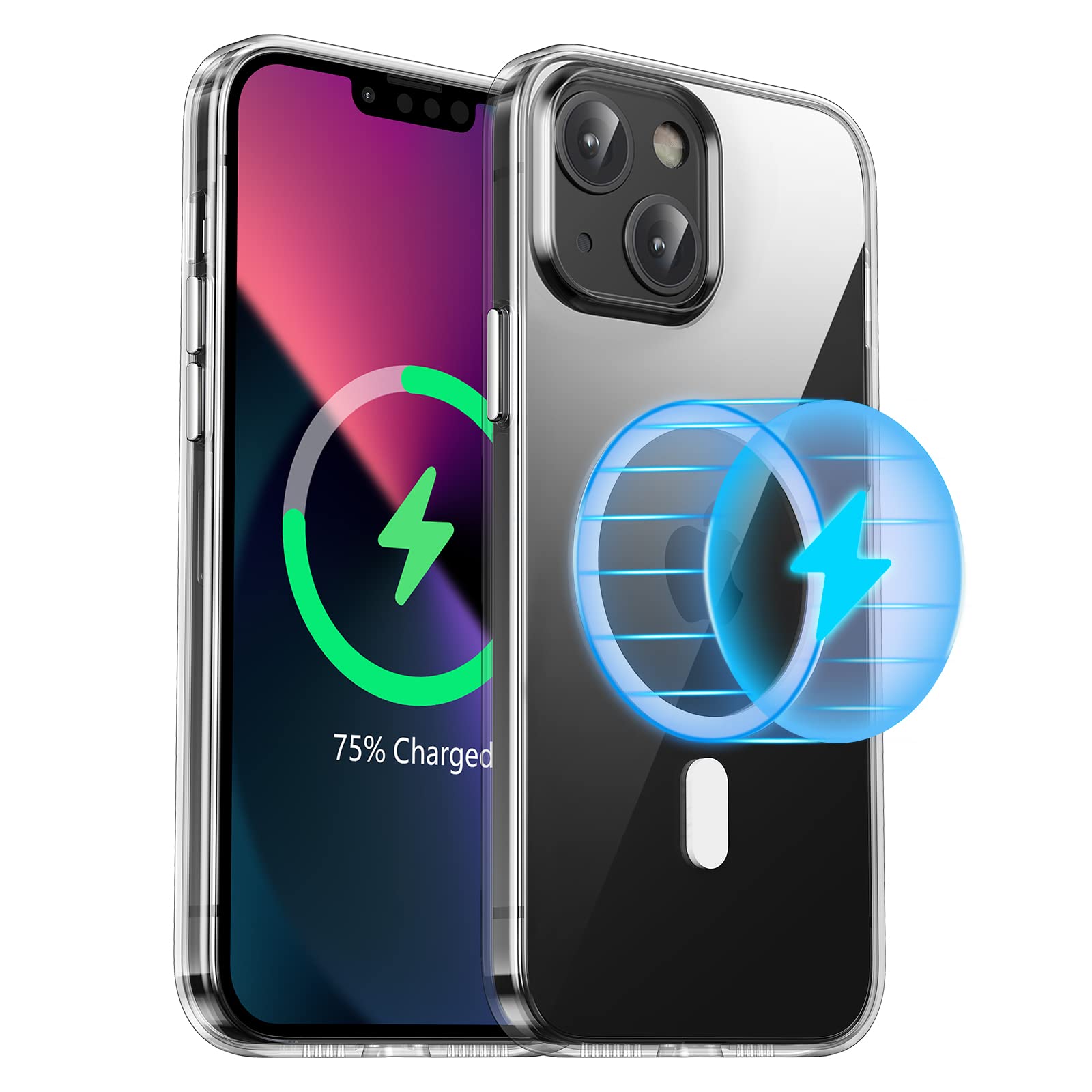 Amazon.co.jp: [MagSafe対応・クリア」BENKS iPhone13 用 ケース 