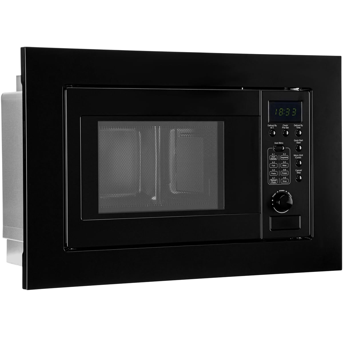 Bomann Einbaumikrowelle mit Grill 60cm – MWG 2215 EB schwarz