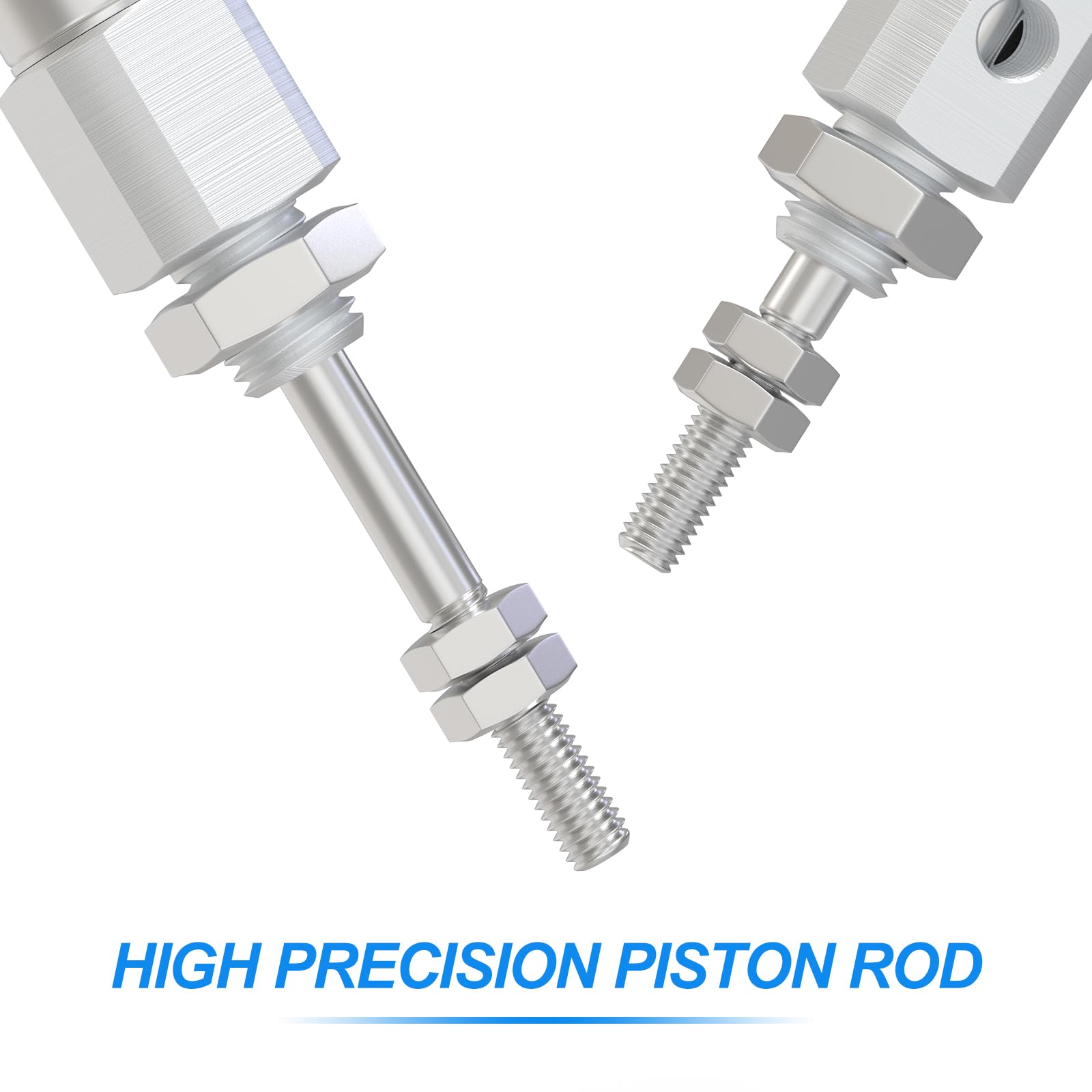 Pneumatischer Mini-Edelstahl-Luftzylinder 10MM Bohrung 10MM Hub Doppeltwirkend (CDJ2B10-10)