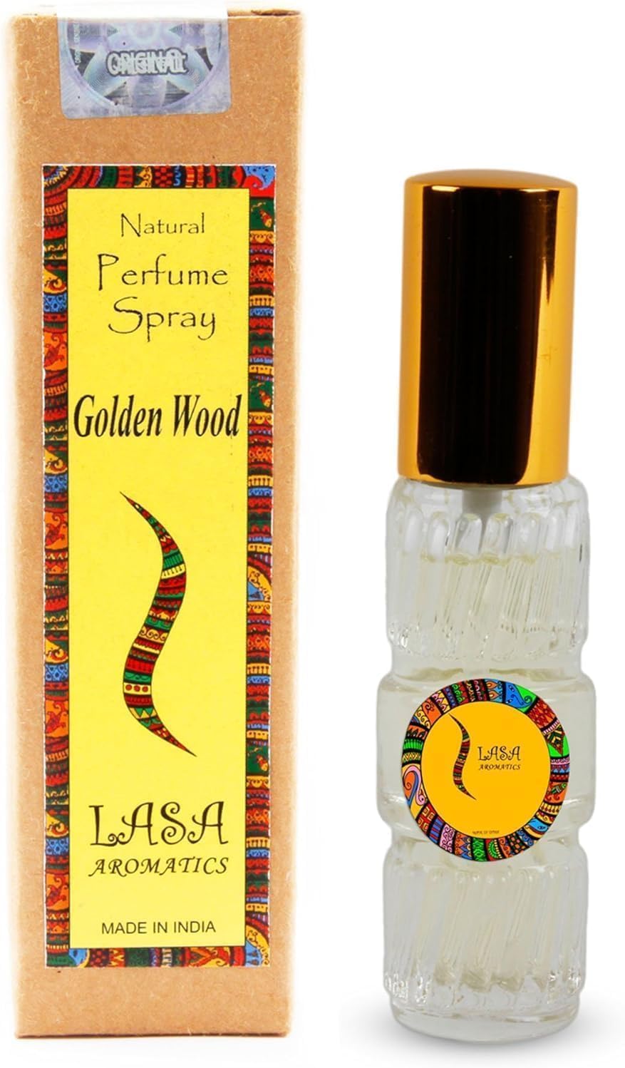 Pure Natural Golden Wood Perfume Spray Long Lasting Fragrance for Mens and Womens - 30 Ml, (Pack of 1)