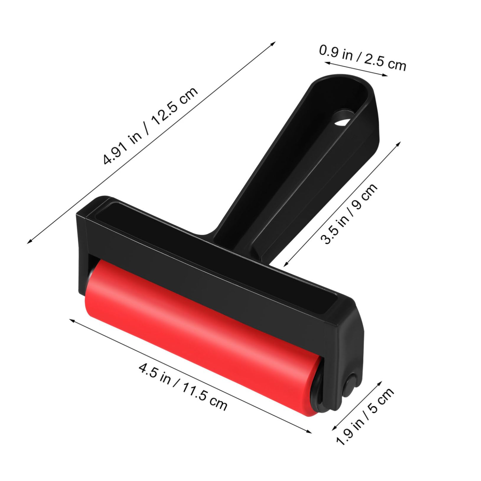 Housoutil 10 Piezas Rodillos de Impresión para Manualidades Unidades Herramienta Multiusos para Pintura Diamante Rodillos de Presión para Arte y Material Plástico Ligero y Ergonómico