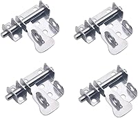 Vista 1 de Juego de pernos de barril de cerrojo de seguridad para puerta de acero inoxidable de 2-1/2