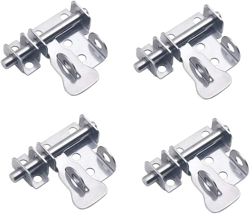 Juego de pernos de barril de cerrojo de seguridad para puerta de acero inoxidable de 2-12"