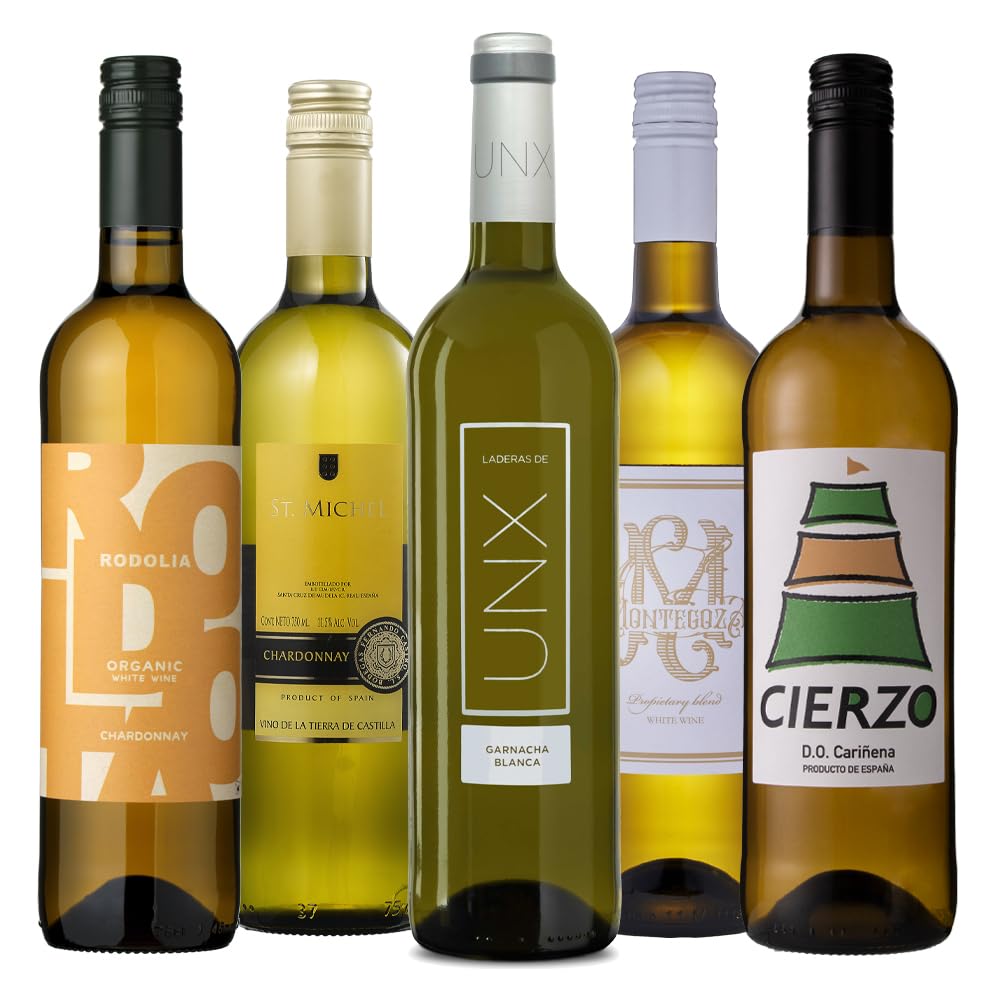 Amazon.co.jp: ワインセット ワイン スペイン飲み比べ 白ワイン 5本