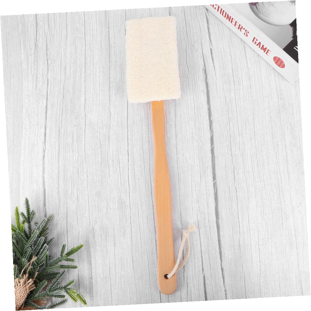 Healvian 3stücke Natürliche Luffa Peeling-bürste Mit Holzgriff Exfolierende Duschbürste Zur Entfernung Abgestorbener Haut Für Körperpflege Und Reinigung Für Glattes Hautgefühl
