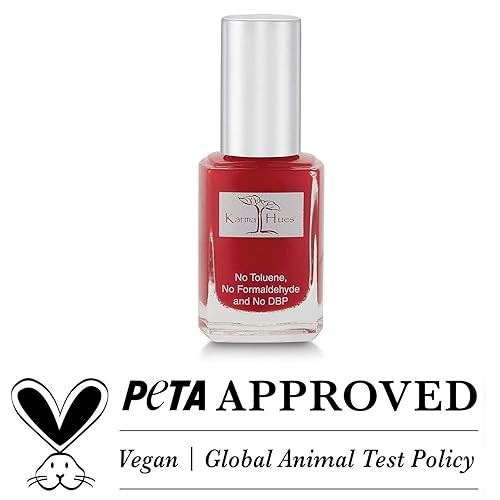 Miniatura 2 de Karma Organic Esmalte de uñas no alergénico para cutículas nupciales para mujer (rojo e incluso)