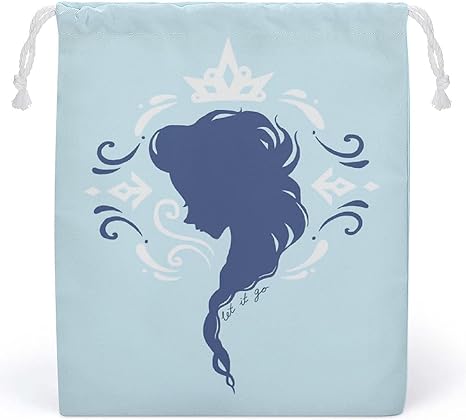 Amazon Co Jp エルサ アナと雪の女王 巾着袋 給食袋 収納袋 コップ袋 トラベルポーチ 小物入れ Mayhom お弁当 保育園 こども 男の子 女の子 おもしろい おしゃれ かわいい アニメ キャラクター グッズ 25cm 文房具 オフィス用品