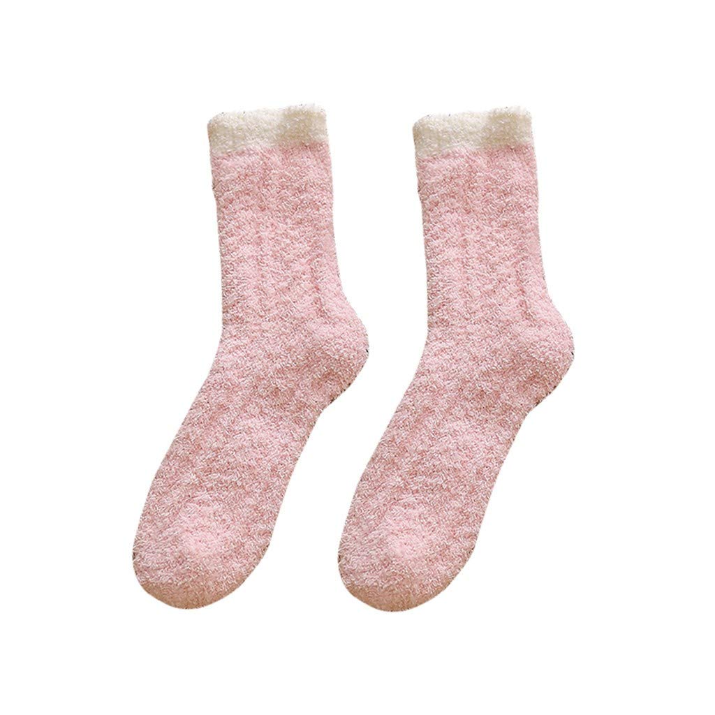 Socks For Womens Coral Velvet Winter Casual Novelty Fluffy Fancy Stockings Super Soft Feel Home Thickening Towel Sleeping Terry Sock