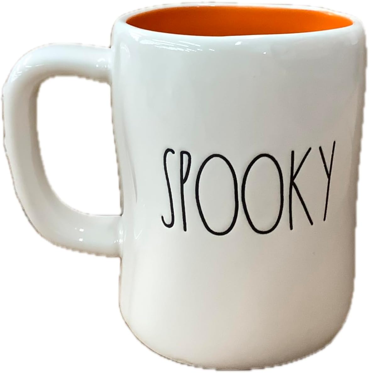 Rae Dunn Peanuts Halloween Ceramic Coffee Tea Mug, Charlie Brown & Bats (Spooky) - Image 3