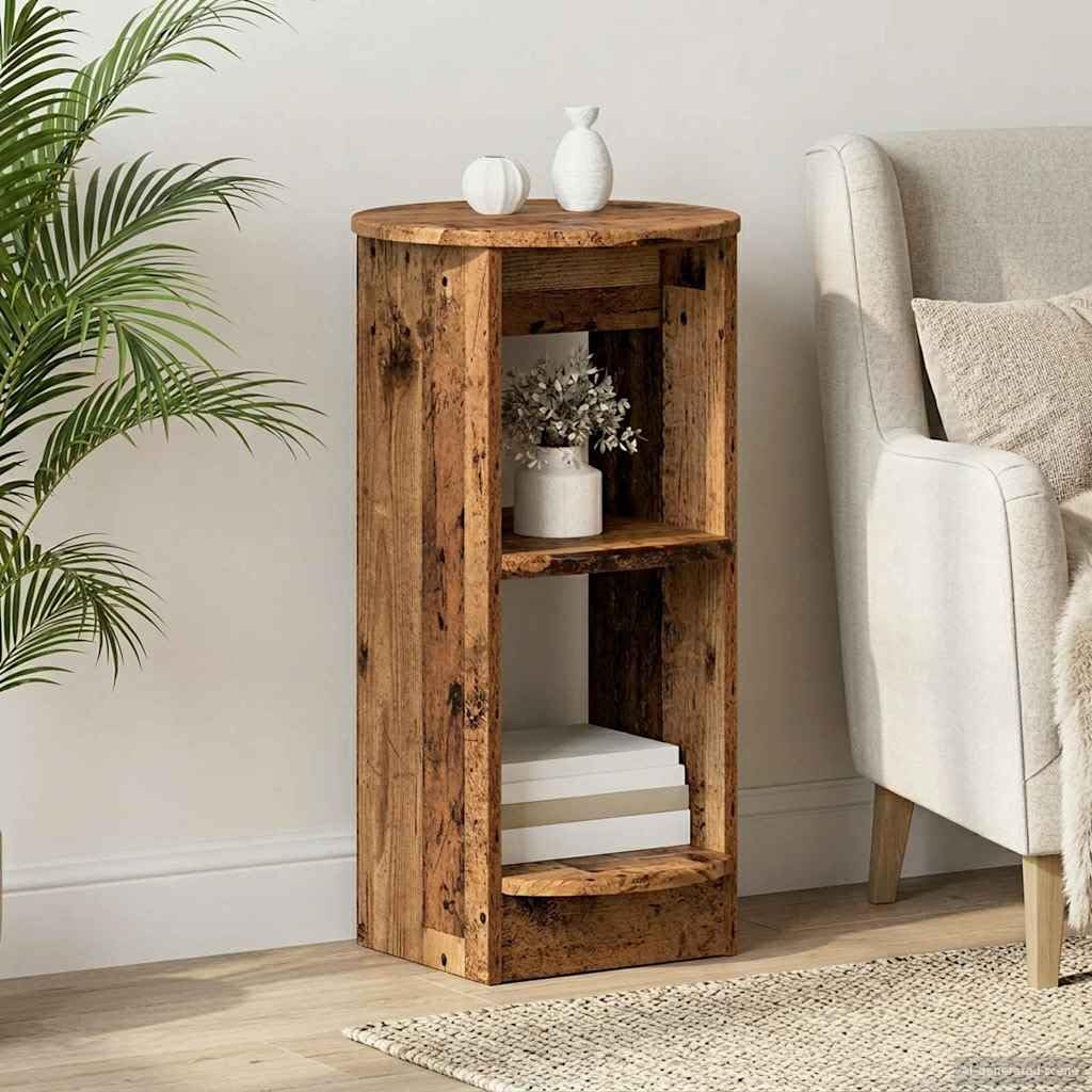 vidaXL Meuble d'appoint Bois Ancien 40 x 40 x 75 cm Bois d’ingénierie