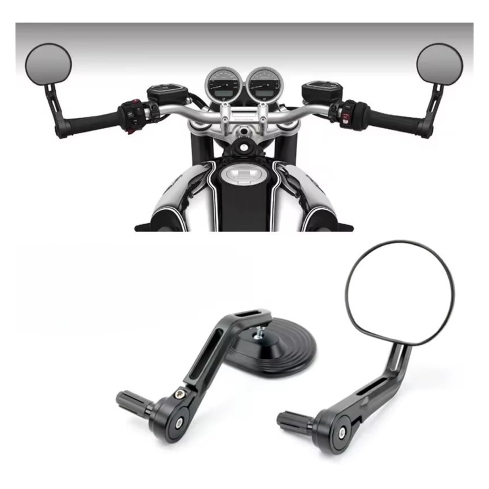 Specchietti Moto Manubrio Per BMW Per RNINET Per Scrambler Per Rninet Per Urban G/S Specchietto retrovisore per moto