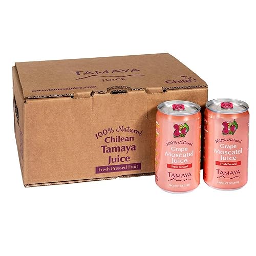 Miniatura 47 de Tamaya Jugos sin mezclar de fruta natural, no de concentrado, 125 frutos prensados, 100% natural, sin azúcar añadida, sin conservadores, latas