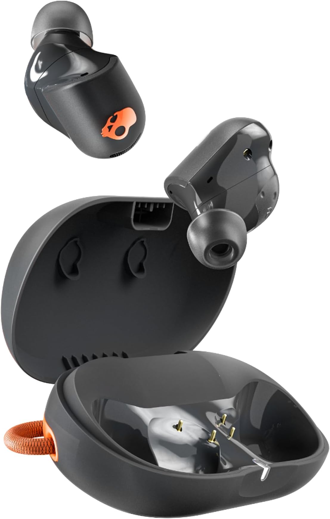 Sesh ANC Active Wireless In-Ear Headphones with Noise Cancellation, 48 Hours of Autonomy, IP67 Waterproof, Microphone, Compatible with iPhone and Android - True Black