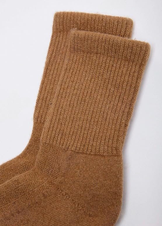 Brown Camel Wool Socks 24