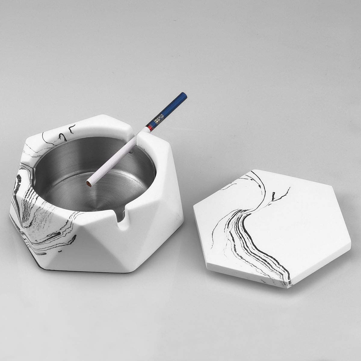 cement cigarette Amazon.com: FREELOVE Concrete Ashtray with Lid & Stainless Steel Ashtrays  for Cigarettes, Cement Ash Tray Smoking Holder Indoor Smokeless Outdoor  Windproof Patio Home Office Cool Decor(White Marble, Small) : Home & Kitchen