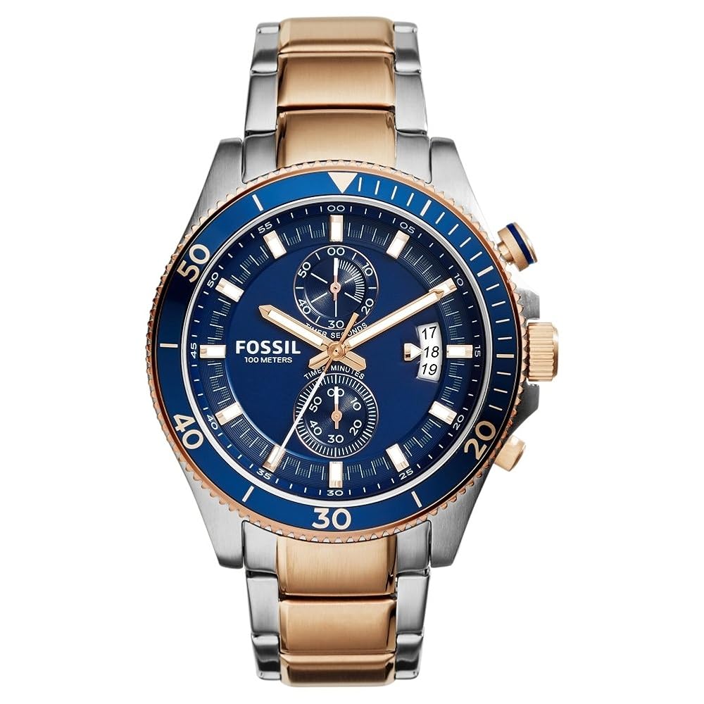 Fossil Wakefield Analog Blue Dial Men's Watch-CH2954