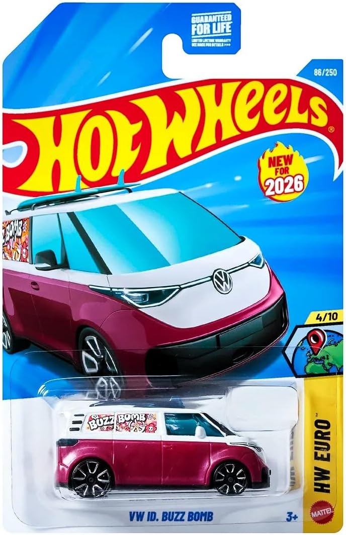 Hot Wheels Tekli Arabalar VW ID. BUZZ BOMB (KISA KART) JJH46