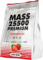 Hipercalórico Mass 25500 3kg Anticatabólico 34g de proteínas 26 vitaminas e minerais com 3g de creatina (Milk Shake de Morango)
