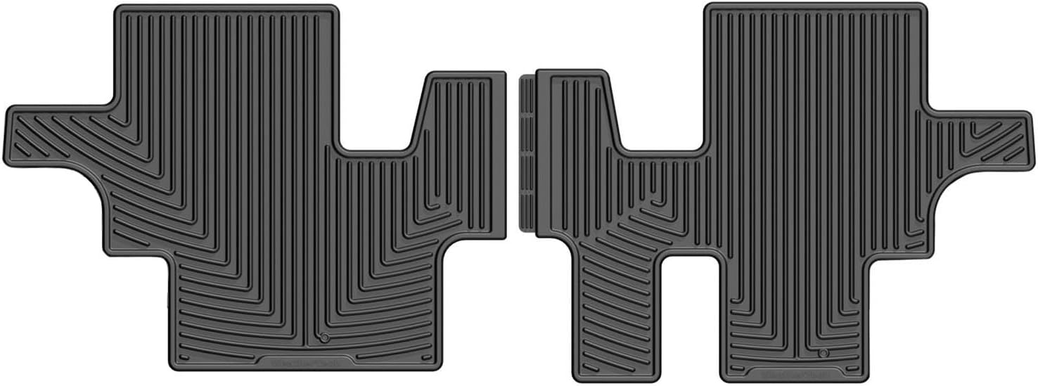 WeatherTech All-Weather Floor Mats for BMW X3 28i, X4 M40i, X3 28d - 2nd Row (W259), Black