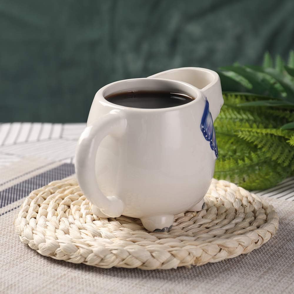 Elephant 17oz Ceramic Coffee Tea Mug, Hand Painted - Image 5